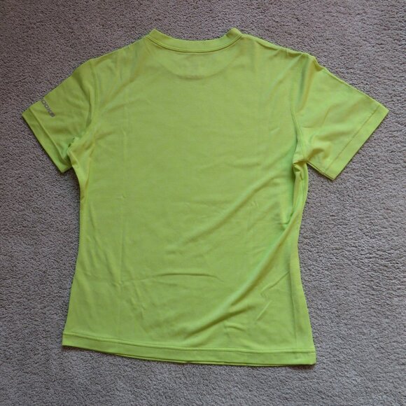 NEW Brooks Equilibrium Technology T-Shirt Womens Size M Green Short Sleeves - Picture 2 of 9